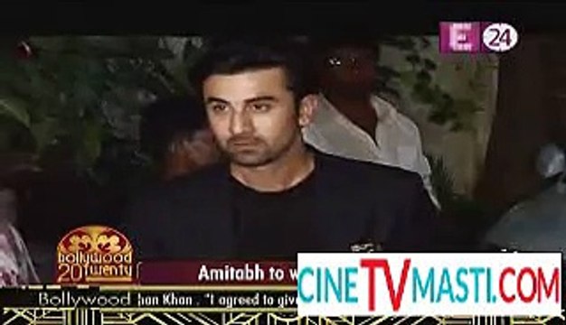 Amithabh TO Work With Ranbir Alia 24th June 2015 CineTvMasti.Com
