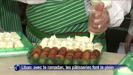 Liban: avec le ramadan, les pâtissiers font le plein