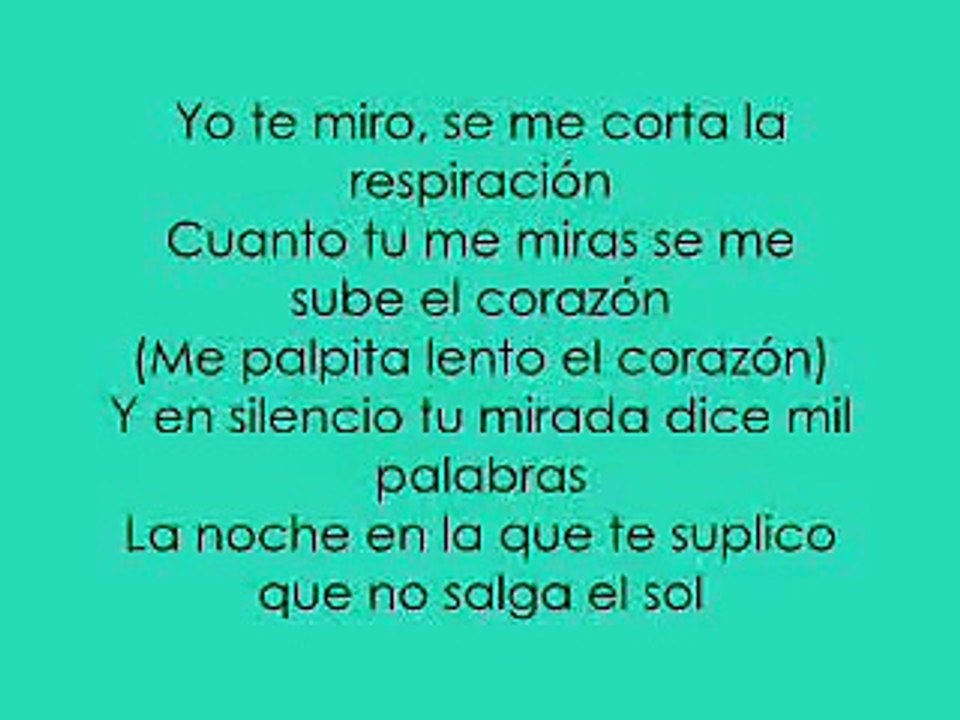 Enrique Iglesias - Bailando ft. Descemer Bueno, Gente De Zona - Lyrics