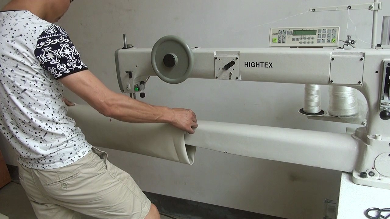 Long Arm Cylinder Feed up the arm heavy duty lockstitch sewing machine