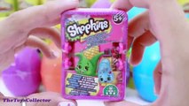 7 Shopkins Surprise Eggs RARE Play Doh   Learn Letters and Colours Toys Collector