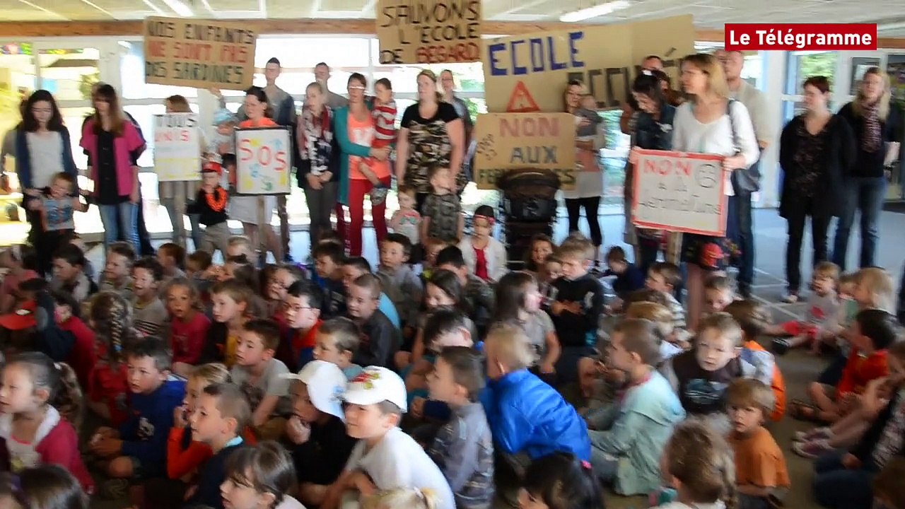 Bégard (22). Des parents mobilisés contre la fermeture d'une classe