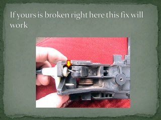 FORD Ranger inside door handle easy fix!
