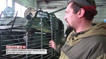 Ополченцы батальон Восток показали трофеи ВСУ САУ Мста С БТР 4