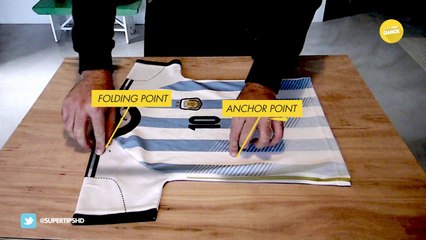 How to fold a t-shirt like a pro
