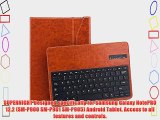 SUPERNIGHT Bluetooth Keyboard Case Cover for Samsung Galaxy Note Pro 12.2 Inch P900 / P901