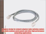 C2G / Cables to Go 24343 Cat5E Non-Booted Patch Cables 25-Value Pack Grey (3 Feet/0.91 Meters)