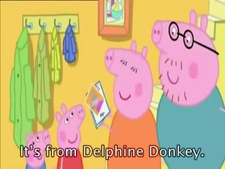 Peppa Pig Cartoon  Pen Pal with subtitle
