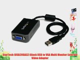 StarTech (USB2VGAE2) Black USB to VGA Multi Monitor External Video Adapter