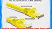 (10 PACK) 20 FT RJ45 CAT (6E) 550MHZ MOLDED ETHERNET NETWORK PATCH CABLE - YELLOW - Lifetime