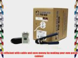 C2G / Cables to Go 28428 Cat5E UTP Stranded PVC CM-Rated Cable Installation Kit Grey (500 Feet/152.4