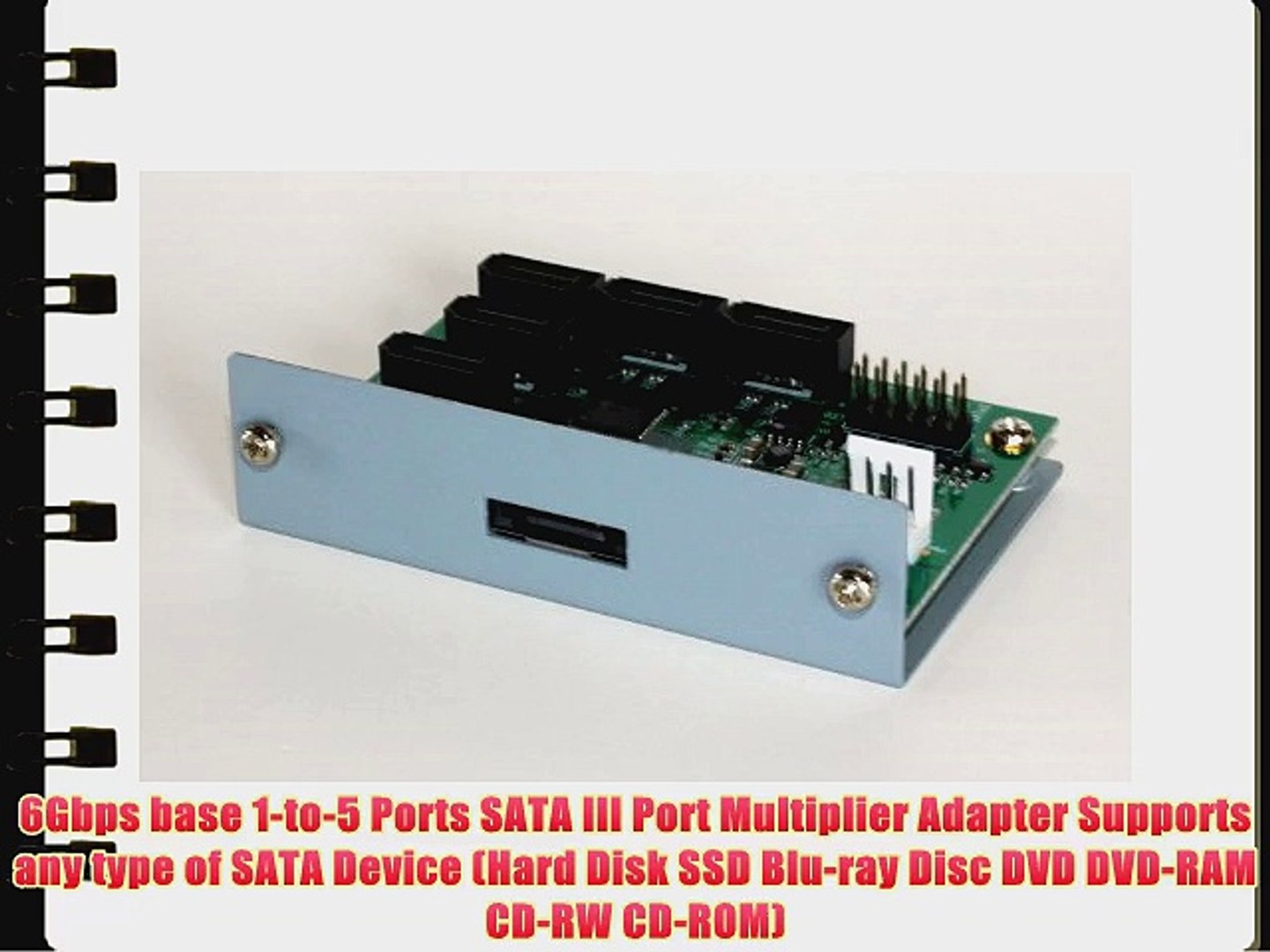 Oodelay 5x1 eSATA 6 Gbps SATA III Port Multiplier - video Dailymotion