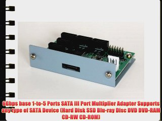 Oodelay 5x1 eSATA 6 Gbps SATA III Port Multiplier