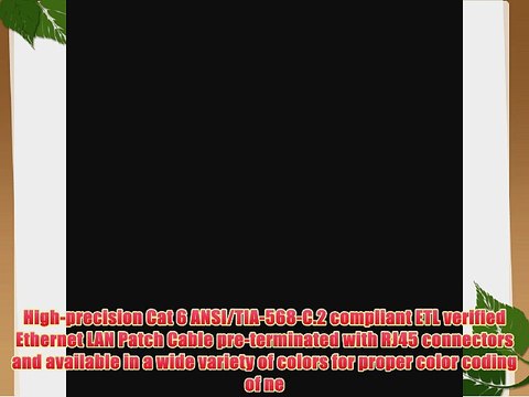 GearIt (5 Pack) 50 Feet Cat6 Ethernet Patch Cable - Computer LAN Network Cord Black - Lifetime