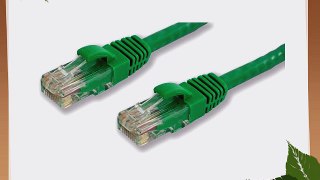 Lynn Electronics ECAT5-4PR-25GRB 25-Feet Green Booted Patch Cable 5-Pack