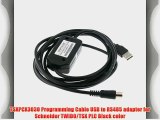 TSXPCX3030 Programming Cable USB to RS485 adapter for Schneider TWIDO/TSX PLC Black color