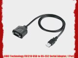 GWC Technology FB1210 USB to RS-232 Serial Adapter 1 Port