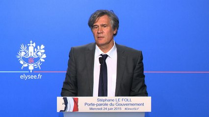 Point de presse de Stéphane Le Foll, le 24 juin 2015