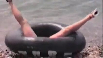 very funny child accidents in the beach