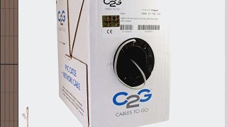 C2G / Cables to Go 27342 Cat5E UTP Solid Plenum CMP-Rated Cable Grey (1000 Feet/304.8 Meters)