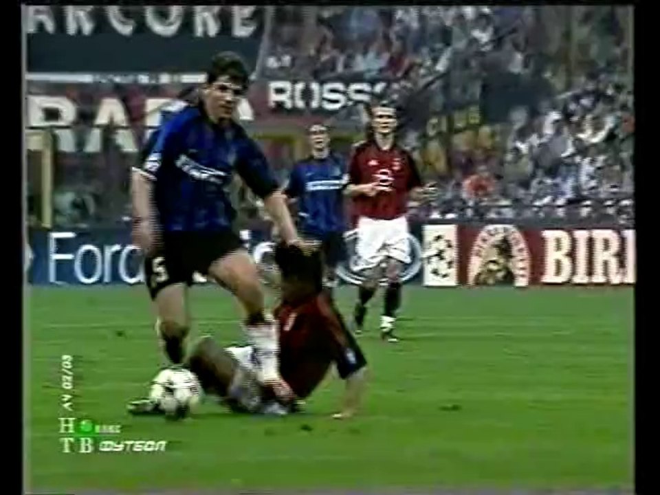 Champions League 2002/2003 - Milan vs. Inter (0:0) 1-st half