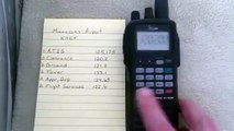 Programing frequencies into the Icom IC-A24