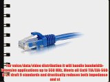 C2G / Cables to Go 27149 Cat6 Snagless Unshielded (UTP) Network Patch Cable Blue (150 Feet/45.72
