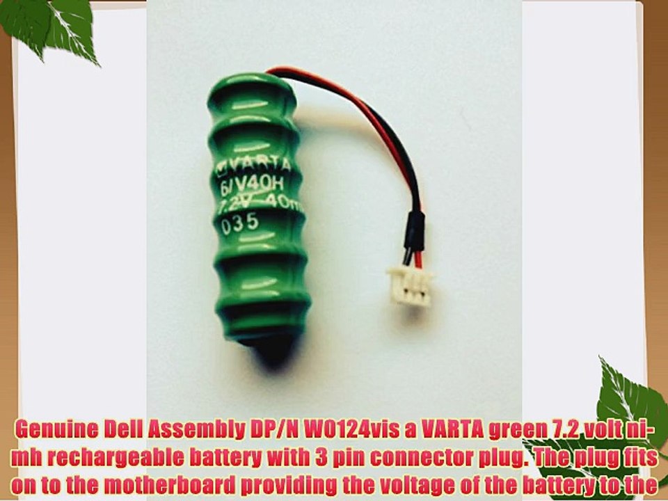 DELL Latitude D800 CMOS RTC Reserve Battery W0124