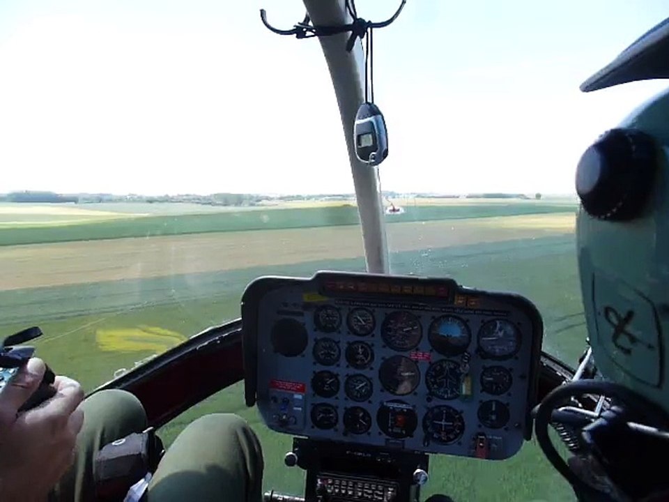 Feuquières : survol des lignes électriques pour ERDF