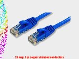 Lynn Electronics CAT6-07-BLB 7-Feet Booted Patch Cable Blue 10-Pack