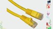3 Ft (3ft) Cat6 Ethernet Network Patch Cable Yellow RJ45 m/m (10 PACK)