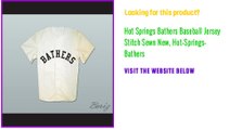 Hot Springs Bathers Baseball Jersey Stitch Sewn New