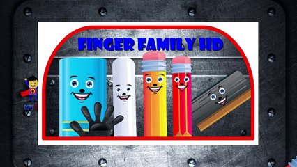 Pencil Cartoons Finger Family Children Nursery Rhymes Finger Family Songs