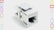 Leviton 61110-BW6 Extreme Quick Port Connector White 25-Pack