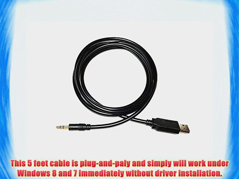 EZSync USB Download Data Cable for Abbott Copilot Freestyle Glucose