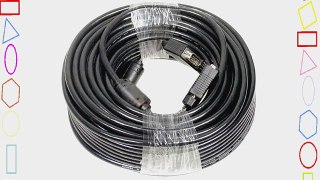 50FT SVGA Super VGA M/F Extension Male to Female PREMIUM Monitor CRT LCD PROJECTOR Laptop HDTV