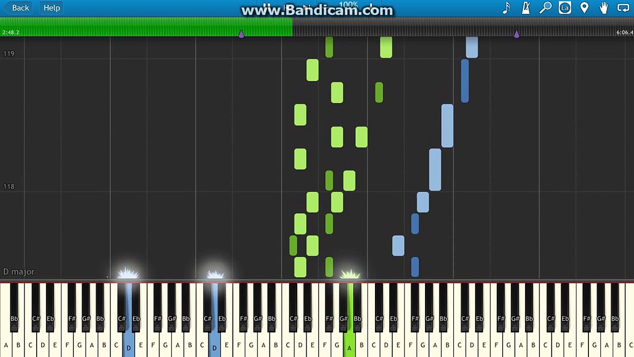 Wolfgang Amadeus Mozart - Turkish March 2nd Movement [Piano Tutorial] (Synthesia)