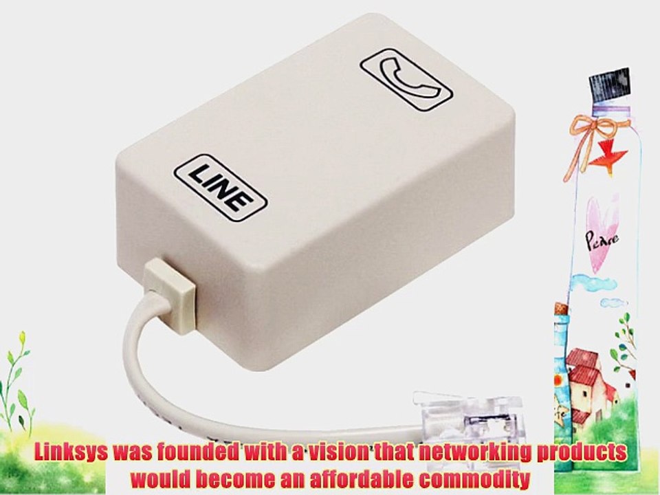 Cisco-Linksys BA2LF ADSL In-line Phone Filter