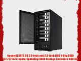 Rosewill SATA 3G 2.5-Inch and 3.5-Inch HDD 8-Bay RAID 0/1/5/10/5 spare/Spanning/JBOD Storage