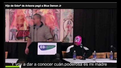 Hijo de Gobernador de Arizona Golpea a Blue Demon Jr