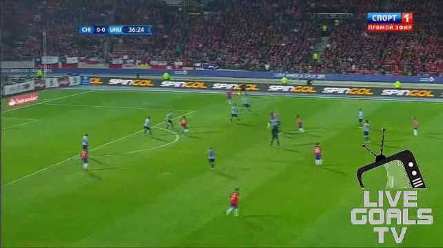Arturo Vidal fantastic Shot | Chile 0-0 Uruguay