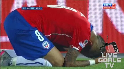 Chile 0-0 Uruguay 1st Half Highlights