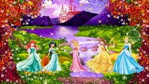 Disney Princess Finger Family Collection Ariel Belle Aurora, Merida from Pixar Brave Elsa