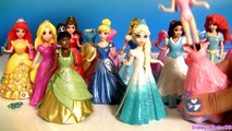 10 Disney Princess MagiClip Collection Merida Belle Snow Ariel Elsa Anna Play-Doh Magic Clip
