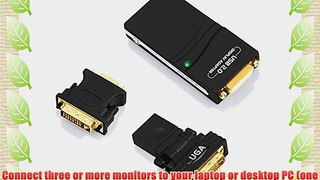 Jiafeng?USB 2.0 to VGA/DVI/HDMI Video Graphics Adapter Card for Multiple Monitors up Monitors