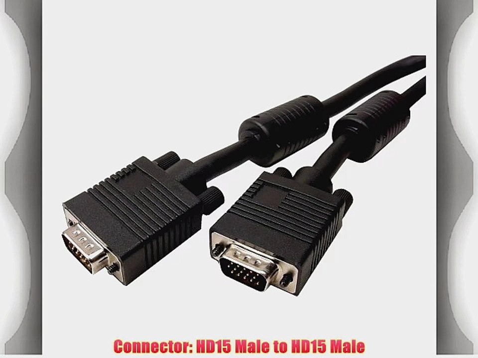 Cables Unlimited PCM-2230-99B 100-Feet Male to Male SVGA Cable