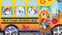 Wheels On The Bus My Little Pony Finger Family Kids Cartoon MLP Nursery Rhyme for Children
