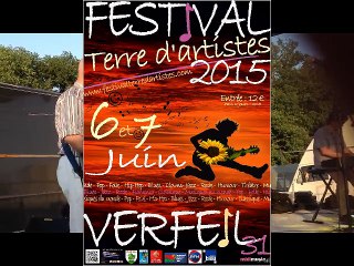Saturday, June 6 Dr Pickup trio, Festival Terre D'Artistes 2015, 31590 Verfeil evening show - Hip Hip Hugger-