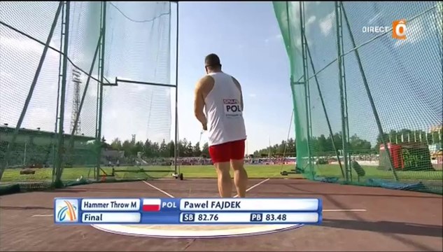 12 et 13. ChE athlé par équipes 2015, J1, lancer du marteau H et saut à la perche F