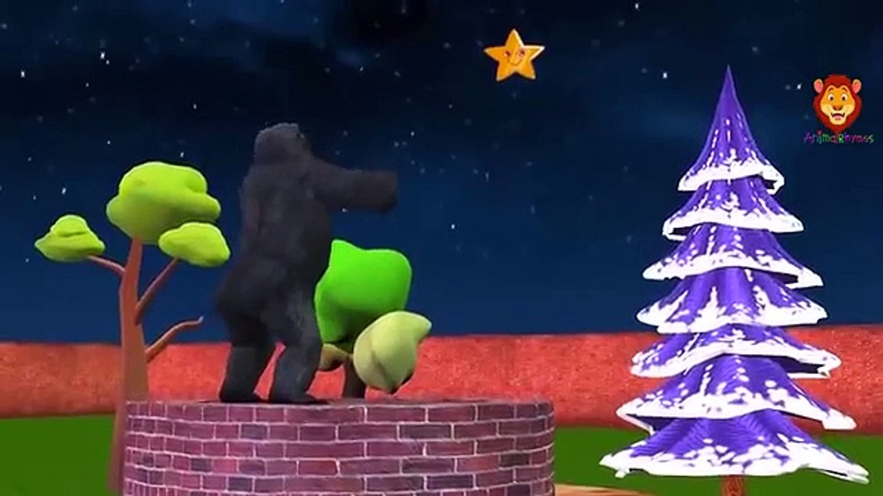 Finger Family Nursery Rhymes for Children King Kong Cartoon | Finger Family Children Nursery Rhymes